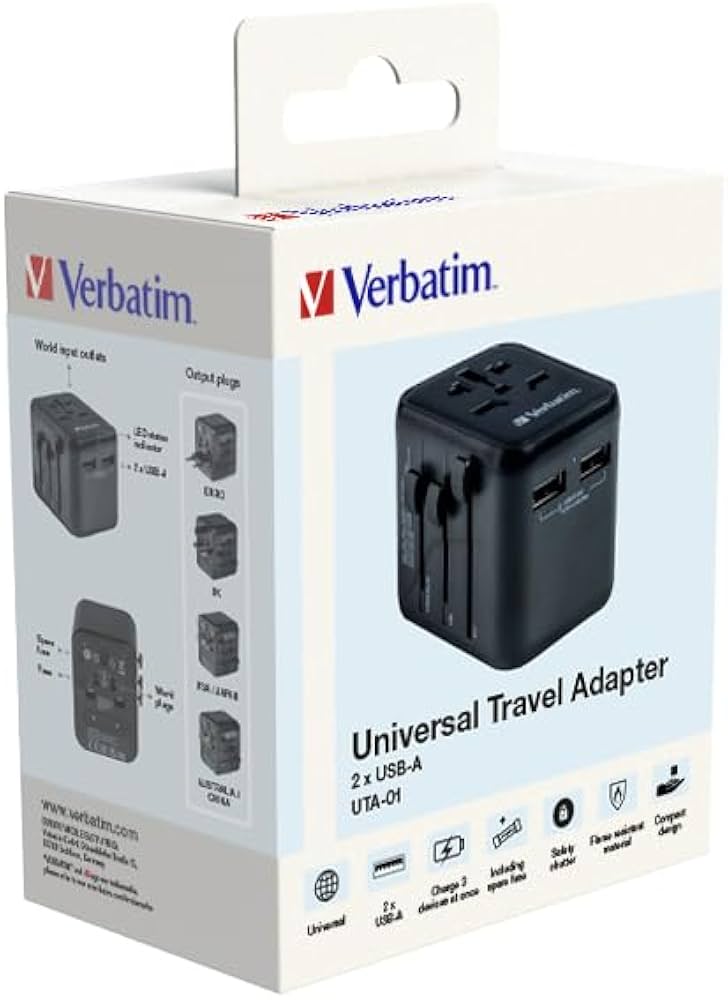Adaptateur universel de voyage Verbatim UTA-01
