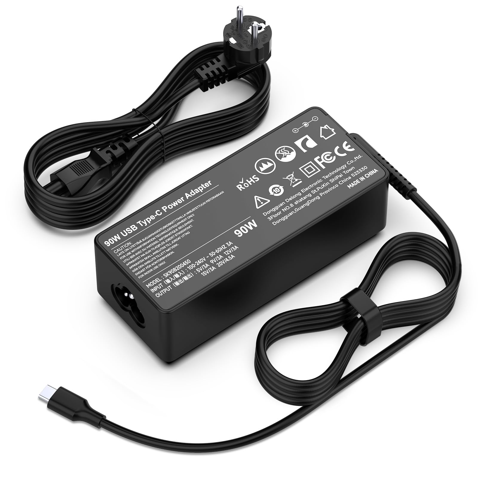 iTek Chargeur secteur pour ordinateur portable 1x port USB-C - 90W