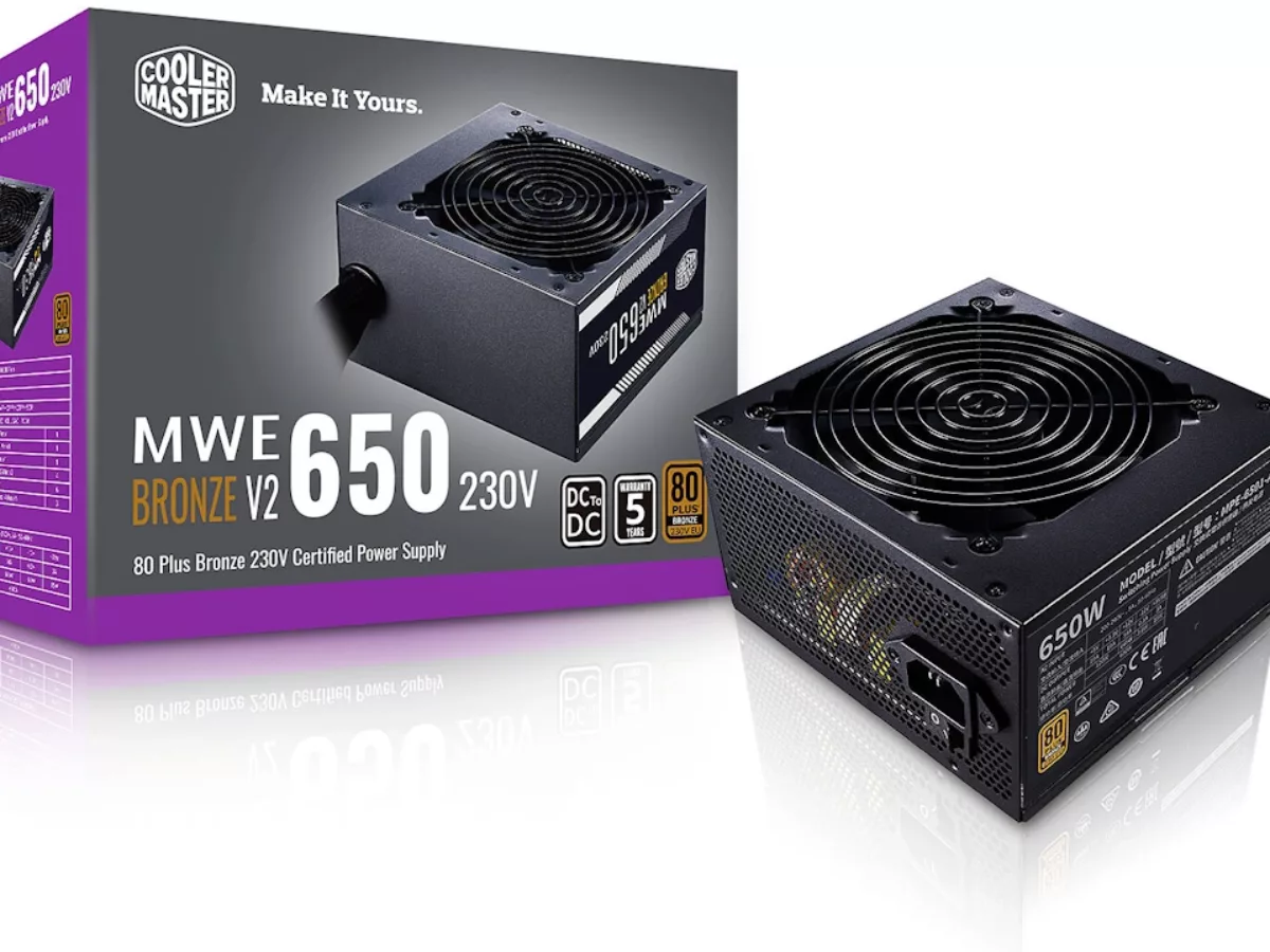 Cooler Master - MWE 650 BRONZE - Alimentation 650W (Certifiée 80 Plus Bronze; Garantie 3 ans) : Cooler-Master