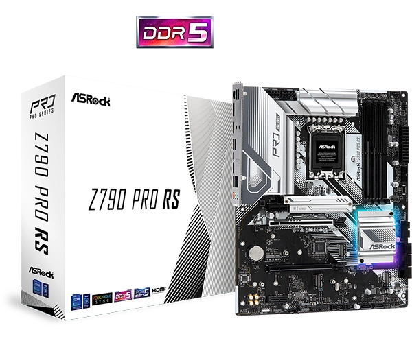 La carte mère ASRock Z790 Pro RS Socket 1700 et DDR5