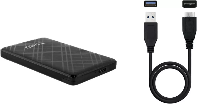 Boitier externe USB 3.1 TooQ TQE-2500 - S-ATA 2,5" (Noir) - TQE-2500B
