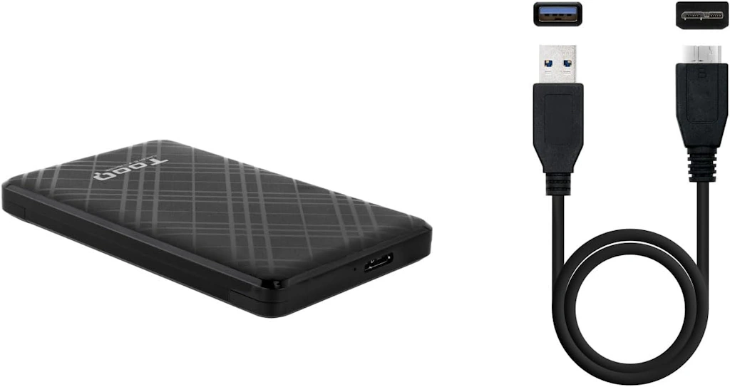Boitier externe USB 3.1 TooQ TQE-2500 - S-ATA 2,5" (Noir) - TQE-2500B