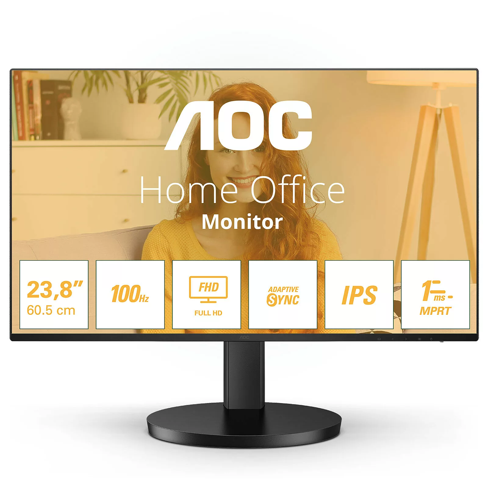 AOC Ecran 24″ AOC 24B3HA2 Full HD 120Hz (Noir)