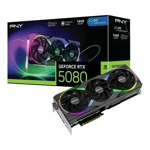 Carte Graphique PNY GeForce RTX 5080 Epic-X Triple Fan OC