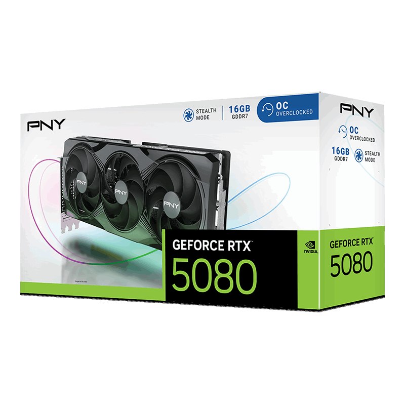 Carte Graphique PNY GeForce RTX 5080 Triple Fan OC