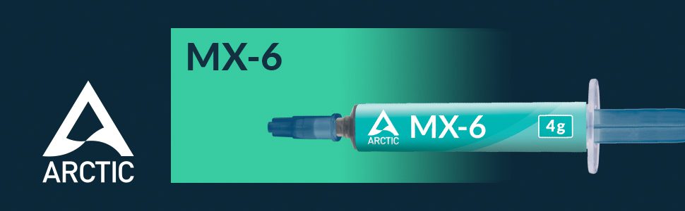 Pâte Thermique Arctic MX-6 - 4gr pour PC et PS4 / PS5 / Xbox