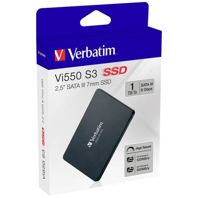 Disque SSD Verbatim Vi550 S3 1To - S-ATA 2,5" - 49353