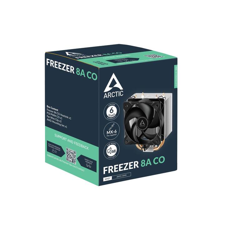 Ventilateur processeur Arctic Freezer 8A Continuous Operation (Noir) - ACFRE00162A