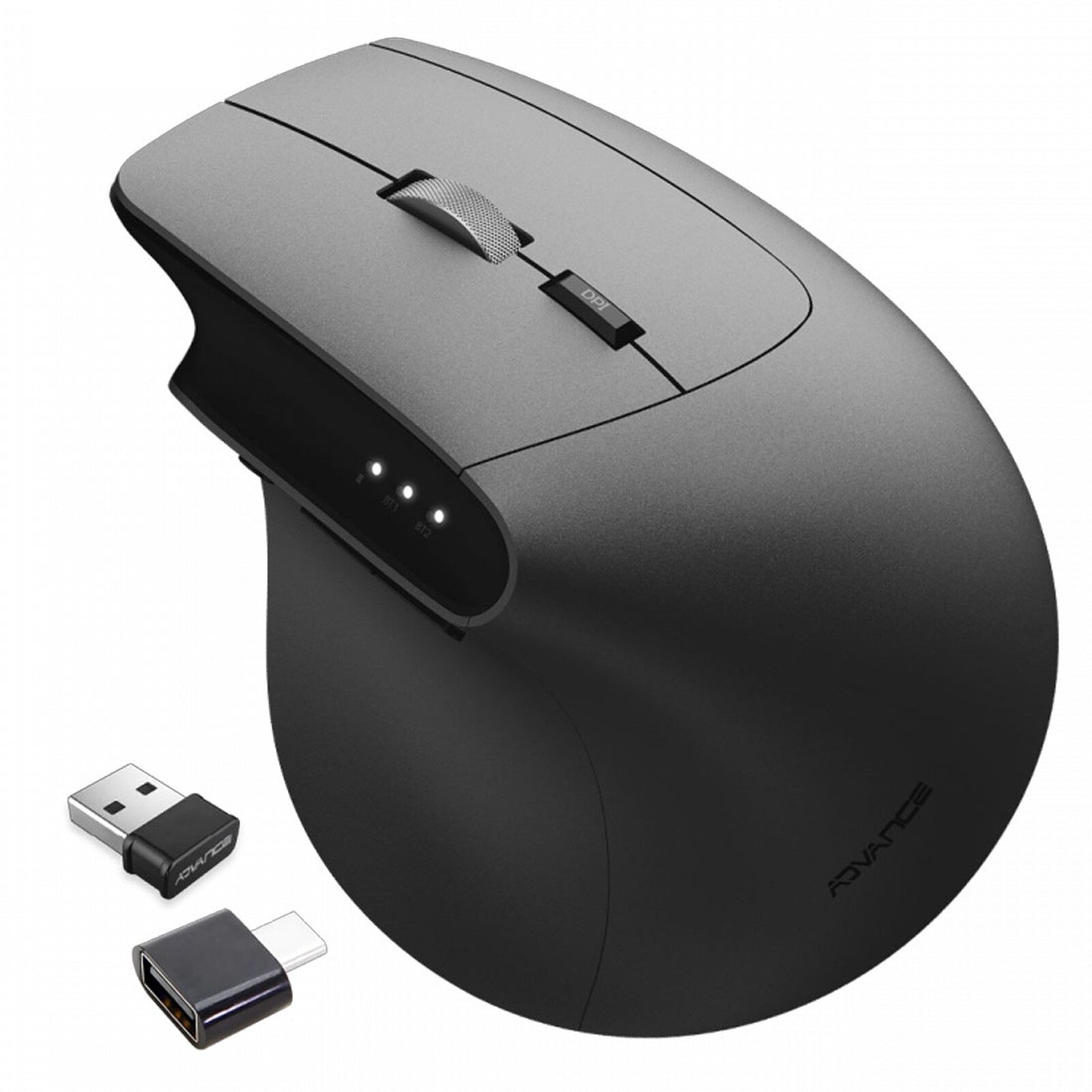 Souris sans fil ergonomique Advance Vertical FX (Noir) - S-V385RF