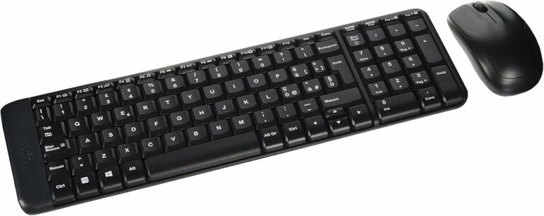 Pack 2en1 (Clavier/Souris) sans fil Logitech MK220 (Noir) -