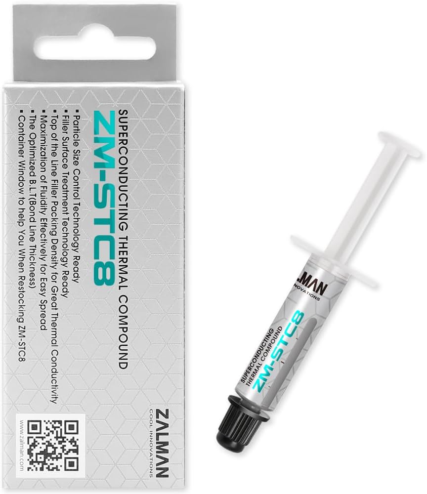 Pâte thermique Zalman ZM-STC8 1,5 g - Conductivité thermique de 8,3 W/mK