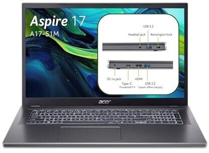 Ordinateur Portable Acer Aspire 17 A17-51M
