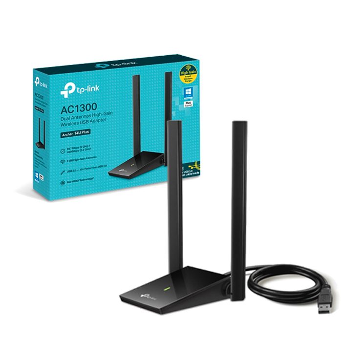 TP-Link Carte Réseau USB WiFi Archer T4U Plus (AC1300)