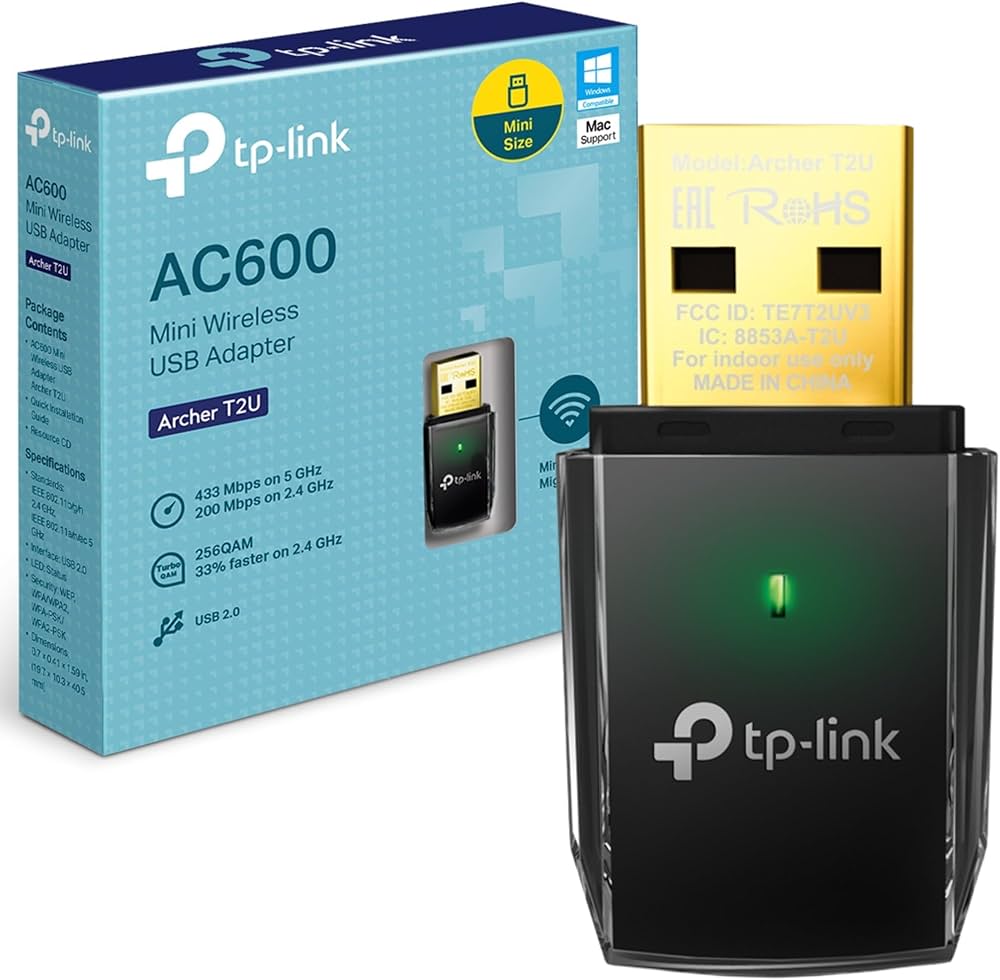 TP-LINK Archer T2U - Adaptateur USB sans fil double bande AC600
