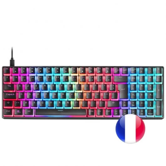 Clavier Gamer mécanique (Outemu Red Switch) Mars Gaming MKUltra RGB (Noir) - MKULTRARFR