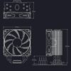 Cooler Master Hyper 212 Spectrum V3 Ventilateur pour processeur ARGB pour socket Intel et AMD